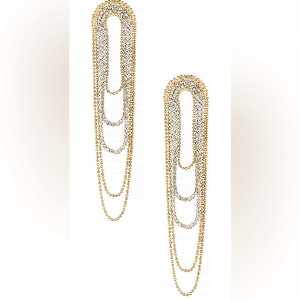 Ettika Looped fringe Drop Earrings, $50